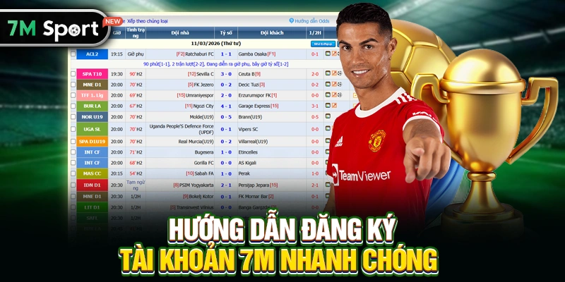 Hướng Dẫn Đăng Ký Tài Khoản 7M Nhanh Chóng Và Đơn Giản